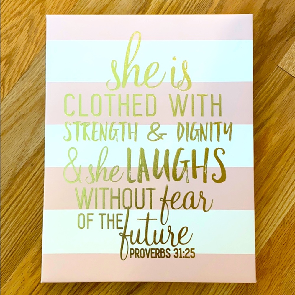 Proverbs 31:25 painting